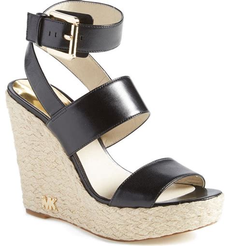 espadrilles michael kors rosa|michael kors espadrille wedge sandals.